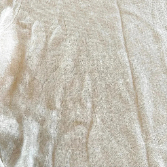 Saks Fifth Avenue | Pale Pink Leopard Sweater | Small - Picture 6 of 8